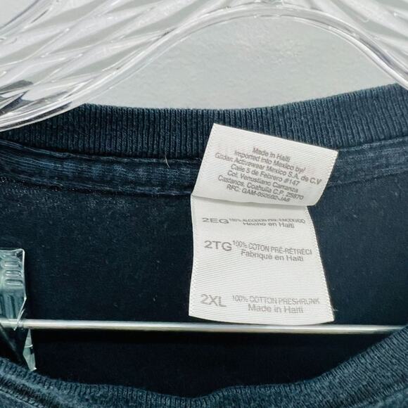 Deranged Theory Short Sleeve Black T Shirt Mens 2XL - Picture 3 of 4